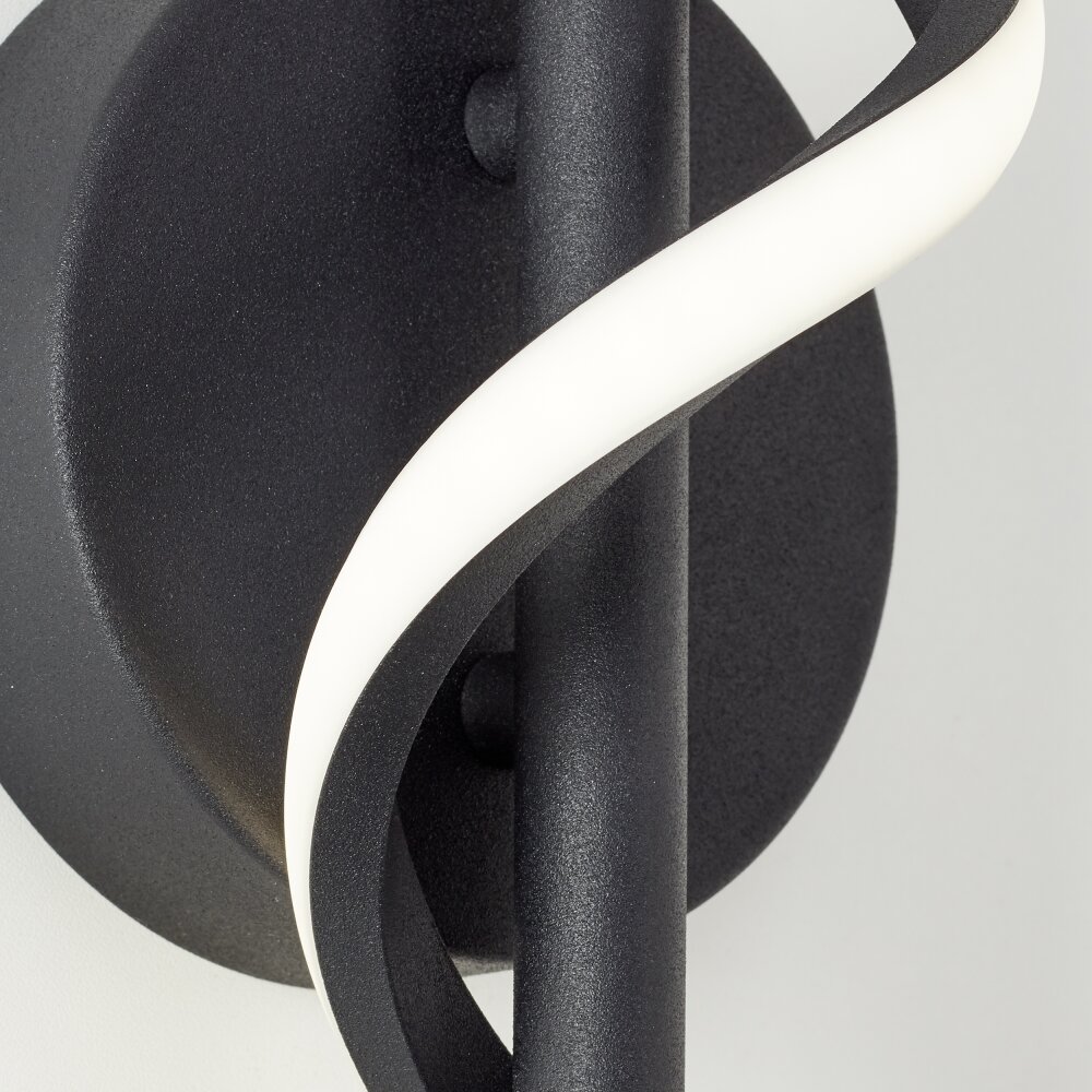 Brilliant Eunice Wall Light LED black, 1-light source