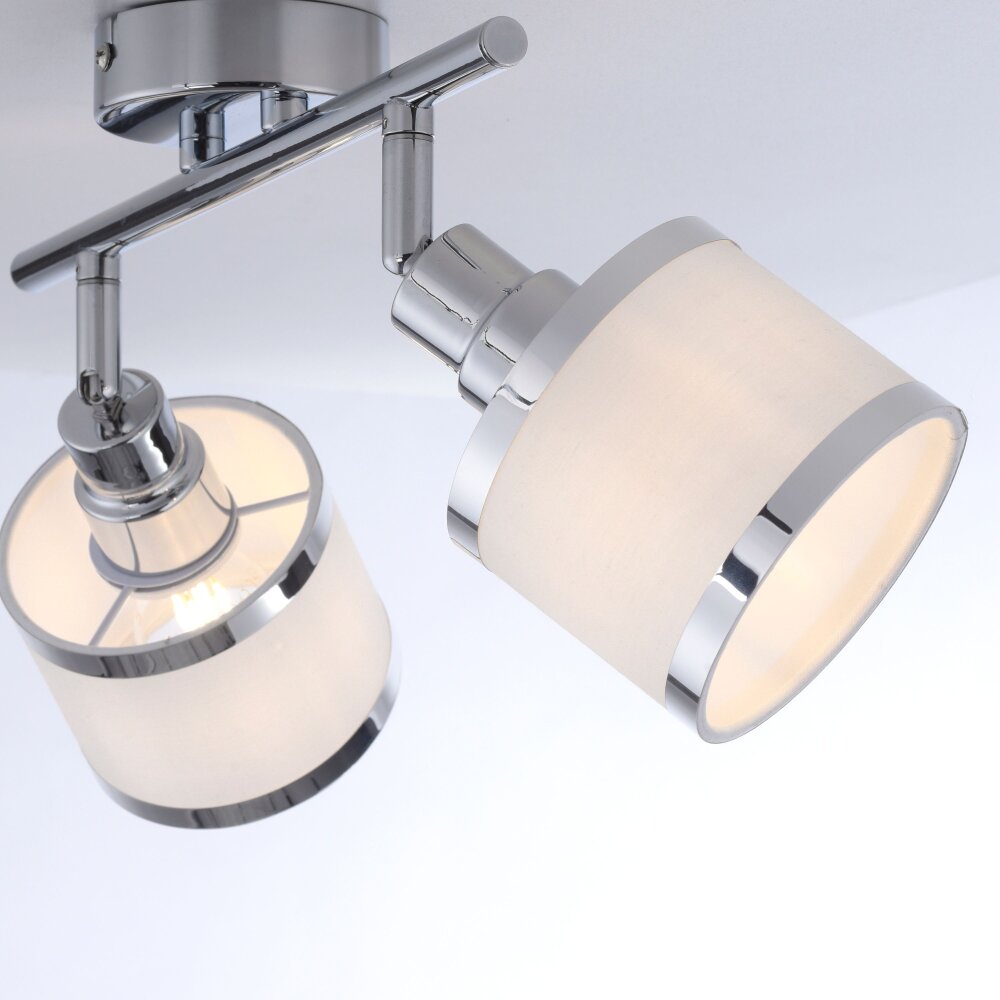 Leuchten-Direkt ACCOR Ceiling Light silver, 2-light sources