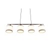 Reality DAVOS Pendant Light chrome, 4-light sources