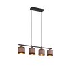 Reality DAVOS Pendant Light Taupe, 4-light sources