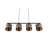 Reality DAVOS Pendant Light Taupe, 4-light sources