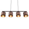 Reality DAVOS Pendant Light Taupe, 4-light sources