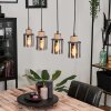 Loursin Pendant Light black, 4-light sources