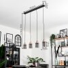 Loursin Pendant Light black, 4-light sources