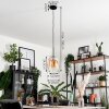 Vevino Pendant Light glass 20cm black, 1-light source