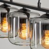 Lauden Pendant Light glass 15cm Smoke-coloured, 3-light sources