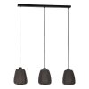 Eglo BARLASTON Pendant Light black, 3-light sources