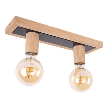 Mugueta Ceiling Light Light wood, 2-light sources