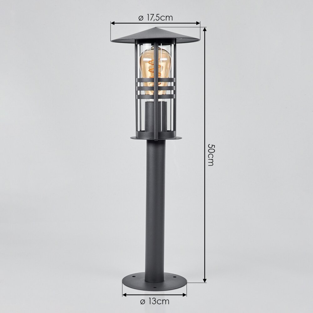 Fushun path light anthracite, 1-light source
