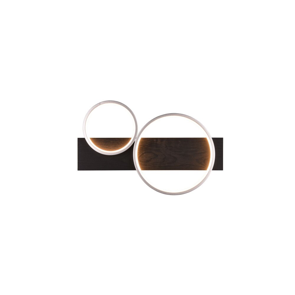 Trio MEDERA Ceiling Light LED black, titanium, 1-light source
