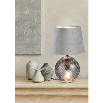 Reality JONNA Table lamp smoke coloured, 2-light sources