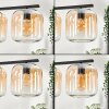 LAUDEN Pendant Light - glass Amber, clear, 4-light sources