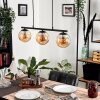 GASTOR Pendant Light Amber, 3-light sources