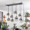 KOYOTO Pendant Light - glass clear, Smoke-coloured, 8-light sources