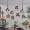 KOYOTO Pendant Light - glass clear, Smoke-coloured, 8-light sources