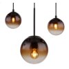 Globo HALLIE Pendant Light black, 3-light sources