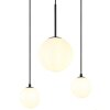 Globo HALLIE Pendant Light black, 3-light sources