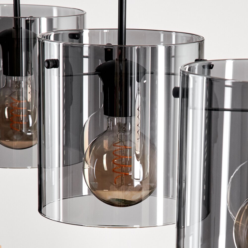 PARANE Pendant Light Smoke-coloured, 4-light sources