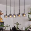 APEDO Pendant Light - glass clear, Smoke-coloured, 5-light sources