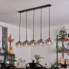 APEDO Pendant Light - glass clear, Smoke-coloured, 5-light sources