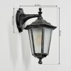 LORIA Outdoor Wall Light grey, black, silver, 1-light source