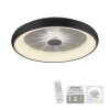 Leuchten-Direkt VERTIGO Ceiling Light LED black, 1-light source, Remote control