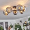 CHEHALIS Ceiling Light gold, black, 6-light sources