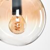 GASTOR Pendant Light - glass Amber, clear, 3-light sources