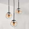 GASTOR Pendant Light - glass Amber, clear, 3-light sources