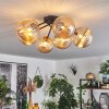 CHEHALIS Ceiling Light Amber, 6-light sources