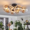 CHEHALIS Ceiling Light Amber, clear, 6-light sources