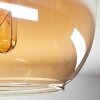 APEDO Ceiling Light - glass brass, 1-light source