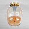 APEDO Ceiling Light - glass brass, 1-light source