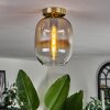 APEDO Ceiling Light - glass brass, 1-light source