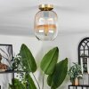 APEDO Ceiling Light - glass brass, 1-light source