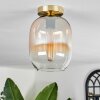 APEDO Ceiling Light - glass brass, 1-light source