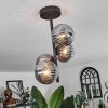 CHEHALIS Ceiling Light - glass Smoke-coloured, 4-light sources