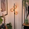 REMAISNIL Floor Lamp - glass black, 3-light sources