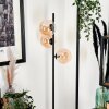 REMAISNIL Floor Lamp - glass black, 3-light sources