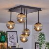 CHEHALIS Ceiling Light - glass Smoke-coloured, 5-light sources