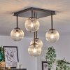 CHEHALIS Ceiling Light - glass clear, 5-light sources