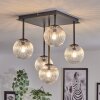 CHEHALIS Ceiling Light - glass clear, 5-light sources