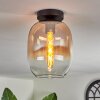 APEDO Ceiling Light - glass Amber, clear, 1-light source