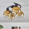 KOYOTO Ceiling Light - glass gold, clear, 4-light sources