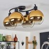 KOYOTO Ceiling Light - glass gold, clear, 4-light sources