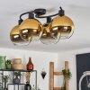 KOYOTO Ceiling Light - glass gold, clear, 4-light sources