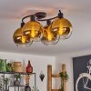 KOYOTO Ceiling Light - glass gold, clear, 4-light sources