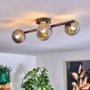 CHEHALIS Ceiling Light - glass Smoke-coloured, 4-light sources