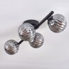 CHEHALIS Ceiling Light - glass Smoke-coloured, 4-light sources