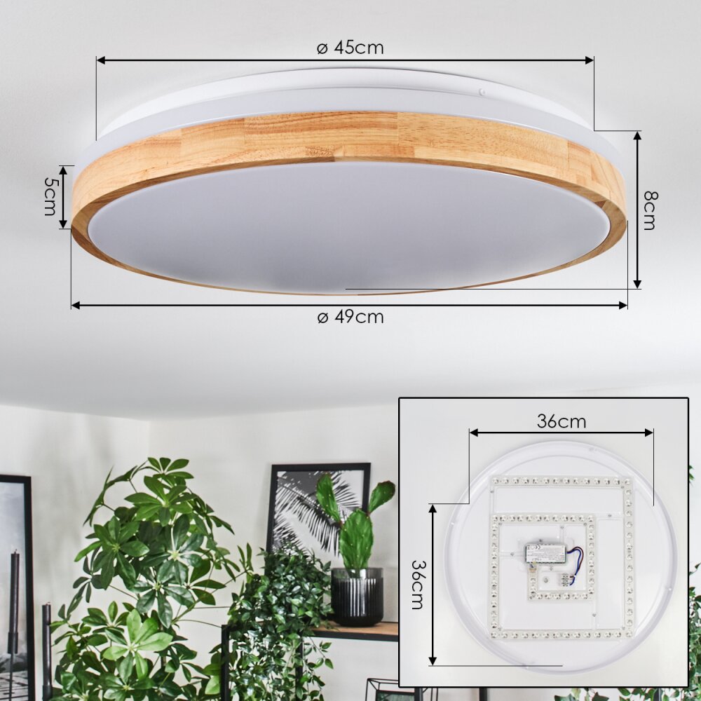 SOFO Ceiling Light LED white, 1-light source, Remote control